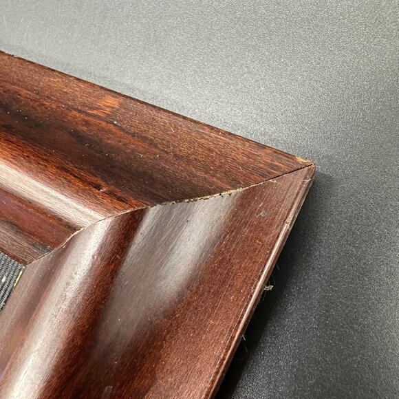 Handmade Floral Welcome Wall Hanging Framed Cross Stitch Art Granny Chic Decor - Picture 9 of 12